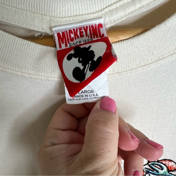 Vintage Mens 90s Walt Disney World Tigger Embroidered T-Shirt USA Made Size L - Picture 10 of 14